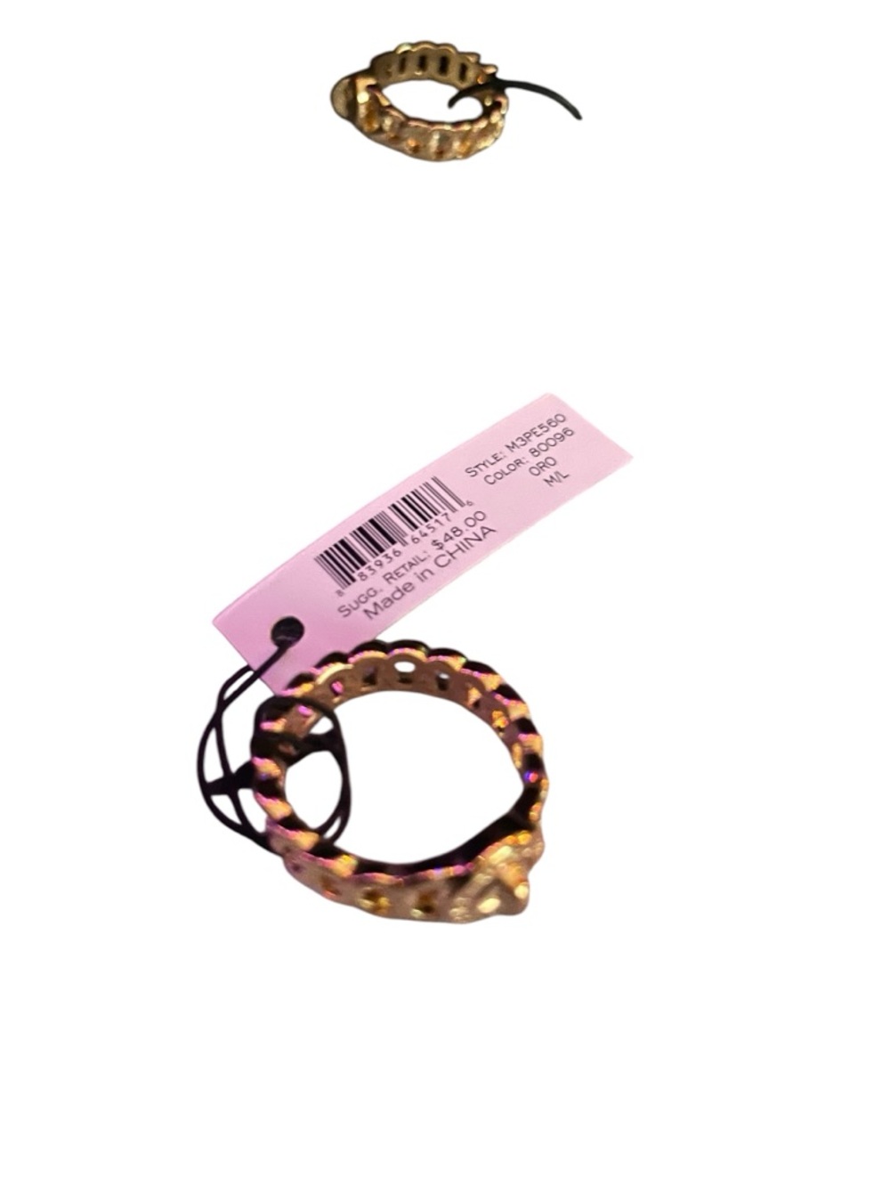 NWT Marc Jacobs Katie Turnlock Logo Band Ring – Gold Tone. ( 1 s/m, 1M/L) - Picture 5 of 10